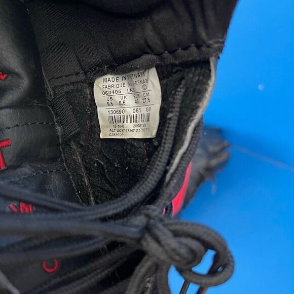 Air Jordan 12 OG XII Flu Game Black Red 1997 130690-061 Size 9.5 - Picture 6 of 8